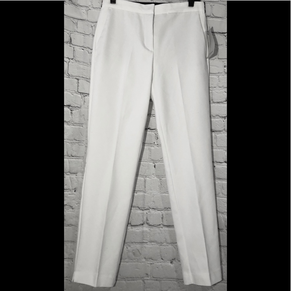 Zara white crop pants